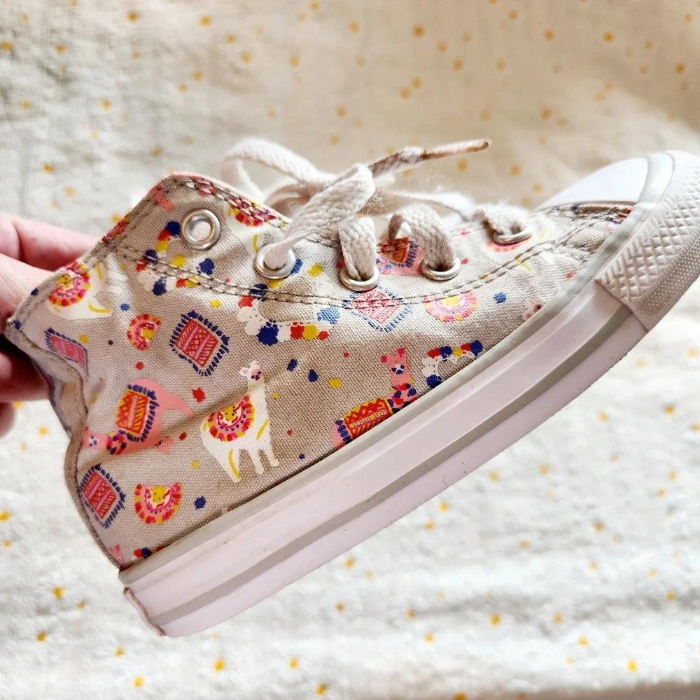 CONVERSE All Star Lama Print Sneaker 8c‎
